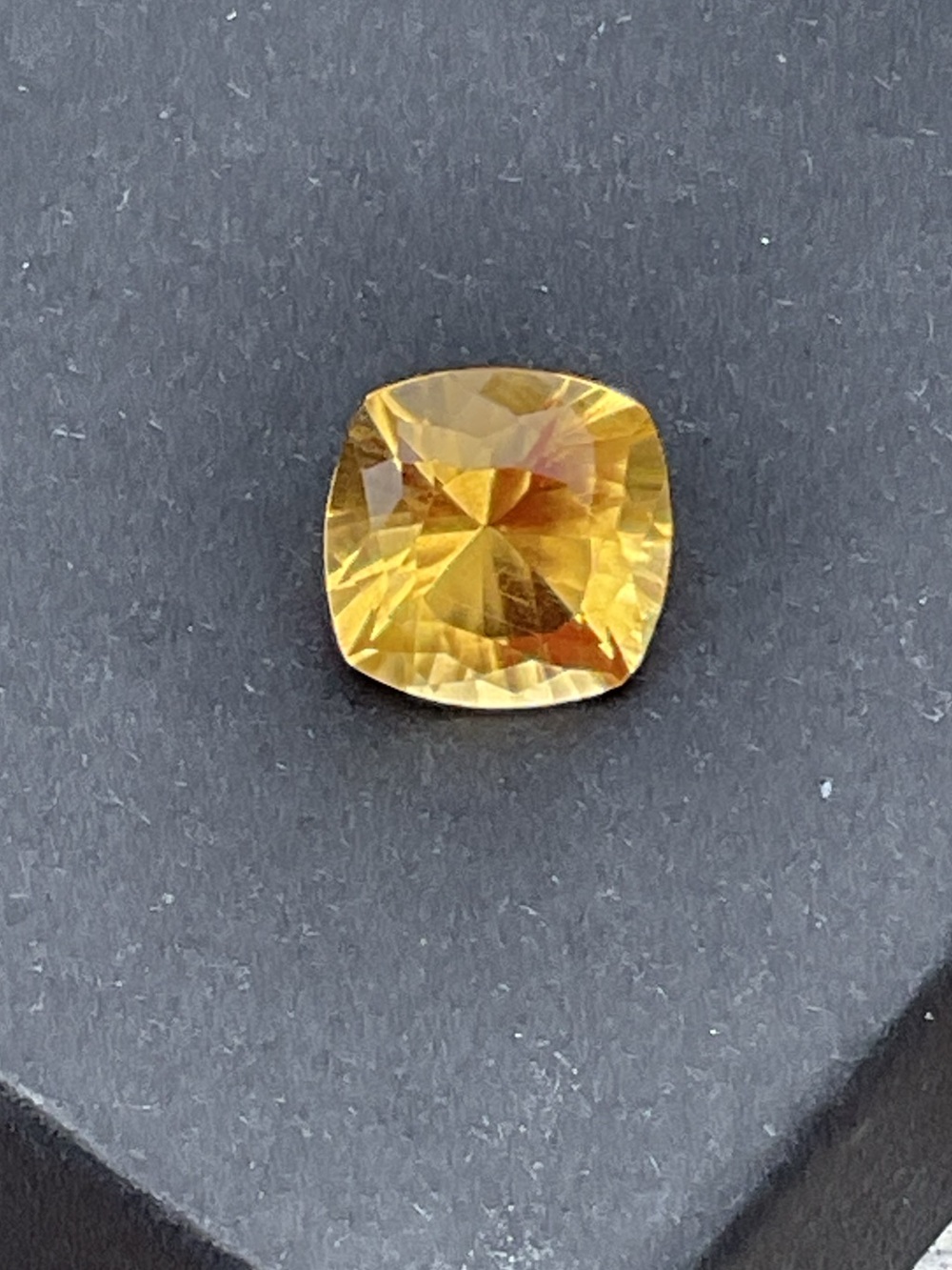 Cushion Cut Yellow Topaz Loose Gem